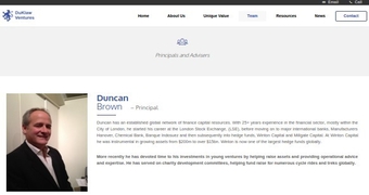 DuKlaw website: Team page excerpt, screenshot