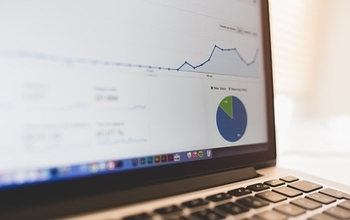 Google Analytics on a laptop screen, via pixabay.com