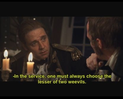 Screencapture from 'Master and Commander: The Far Side of the World', 2003