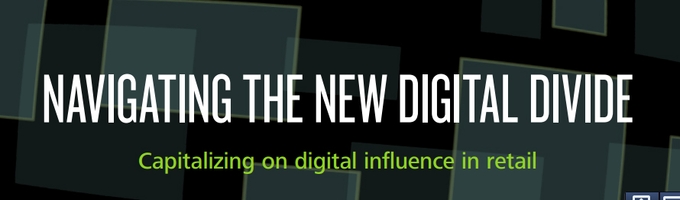 Cover of the Deloitte Digital report 'NAVIGATING THE NEW DIGITAL DIVIDE'