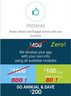 Premium package price slashed down during #DecemberApp